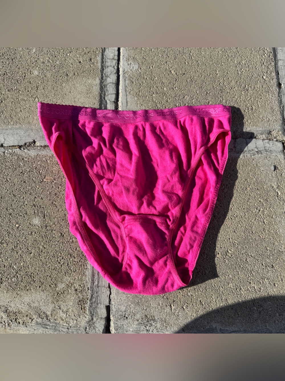 Vintage Victoria’s Secret Hot Pink High-Leg Brief